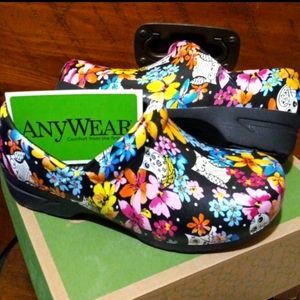 AnyWear Clogs; Floral+Owl Design💐🦉